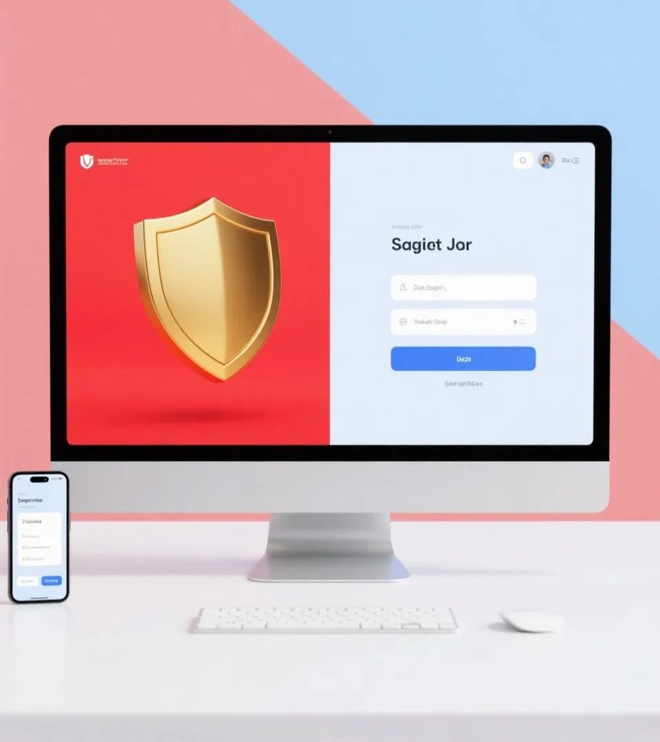 澳洲幸运5官方注册与登录界面示意